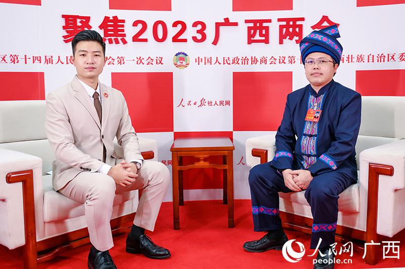 人民网专访广西人大代表,河池市金城江区区长韦琪