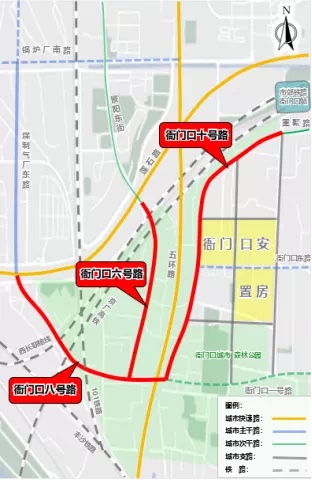 年底开建!北京石景山衙门口将添3条路,预留接驳市郊铁路条件