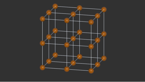 简单立方晶格图片