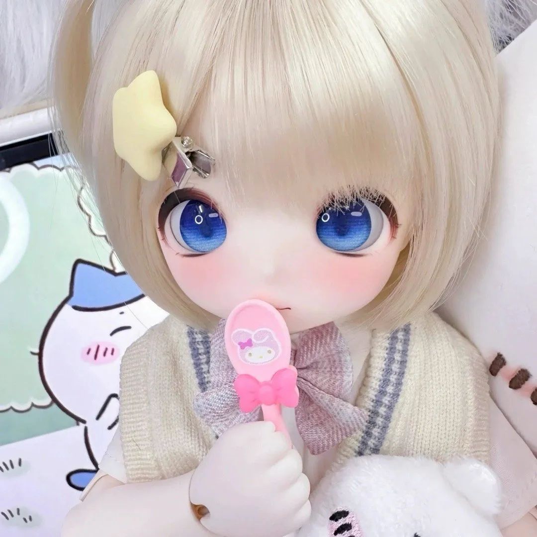 可爱bjd娃娃女头