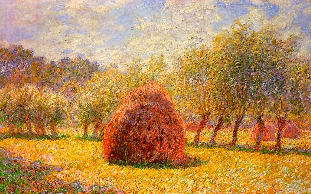 莫奈《干草垛》系列:印象派艺术中的探索与成就