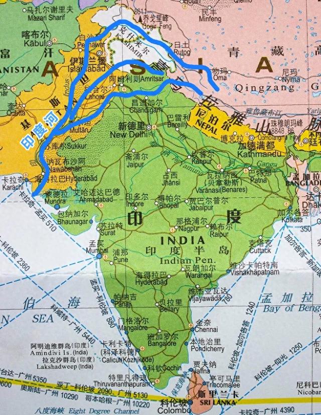 巴基斯坦第一大河为啥叫印度河?下游的印度河三角洲每年延伸12米