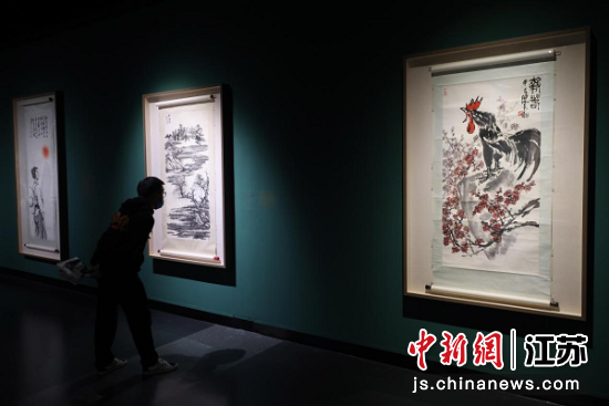 夏同浩百年诞辰捐赠书画精品展在江苏省美术馆举办