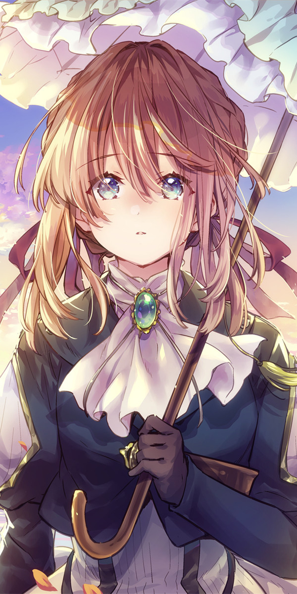 《紫罗兰永恒花园》薇尔莉特·伊芙加登,动漫全面屏壁纸