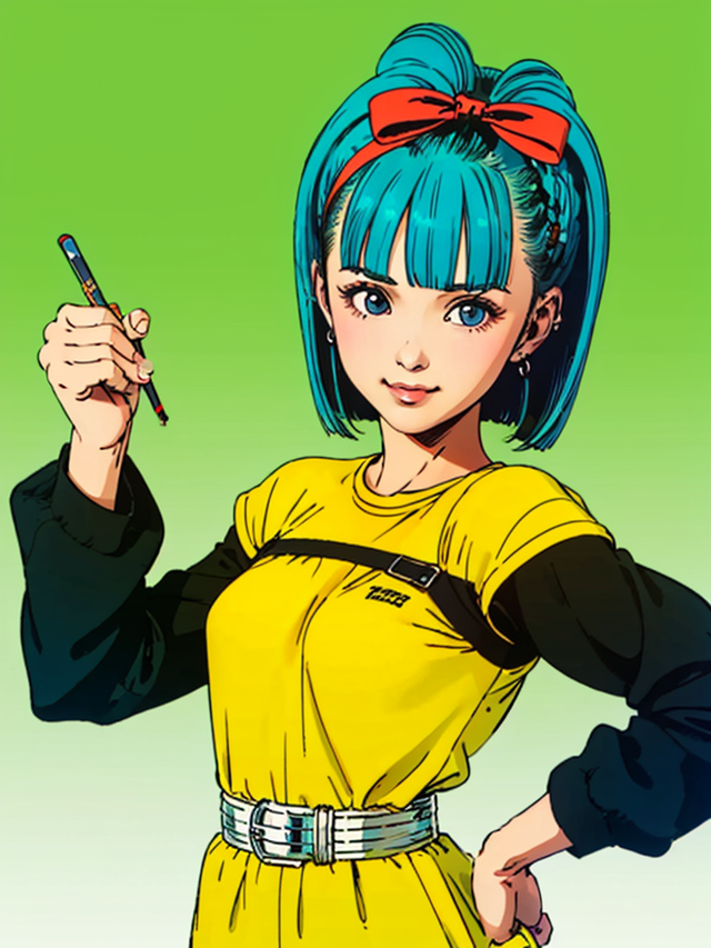《龙珠》各种画风的布尔玛 头像 壁纸