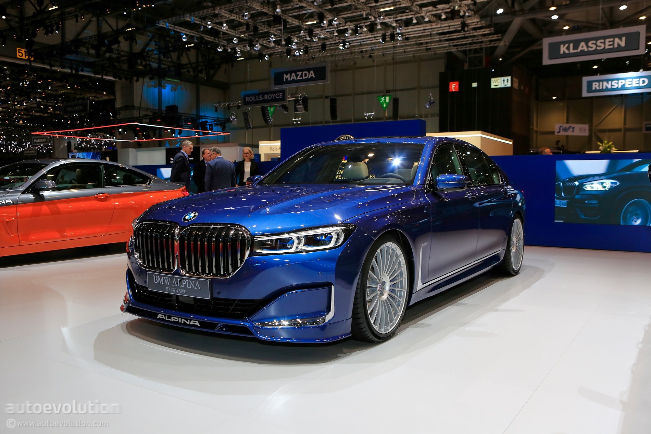 改装版宝马alpina b7以蓝色展现