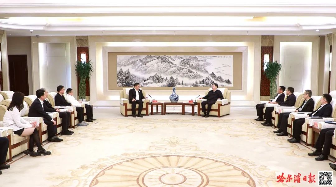 张安顺张起翔会见江丰电子董事长姚力军一行