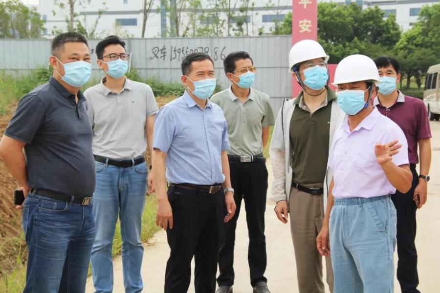 吴孝水赴经开区重点项目和重点区域现场督导疫情防控工作