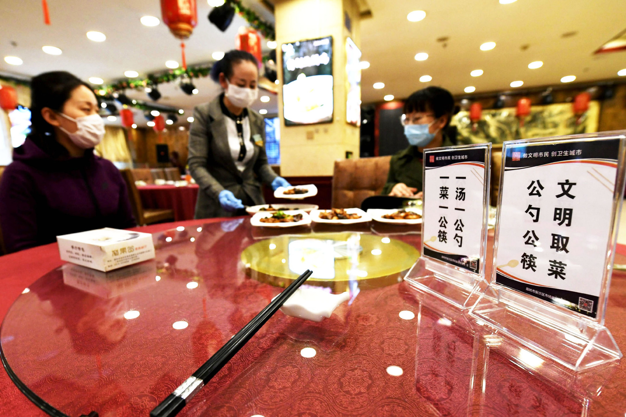 摆放有讲究 扬州将新增200家"公筷行动"示范店
