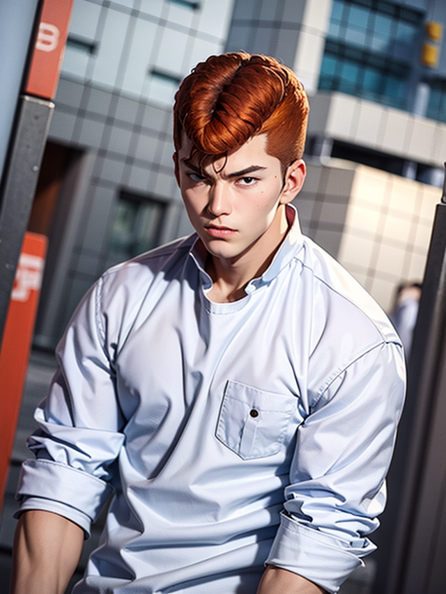 《幽游白书》各种画风的桑原和真 头像 壁纸