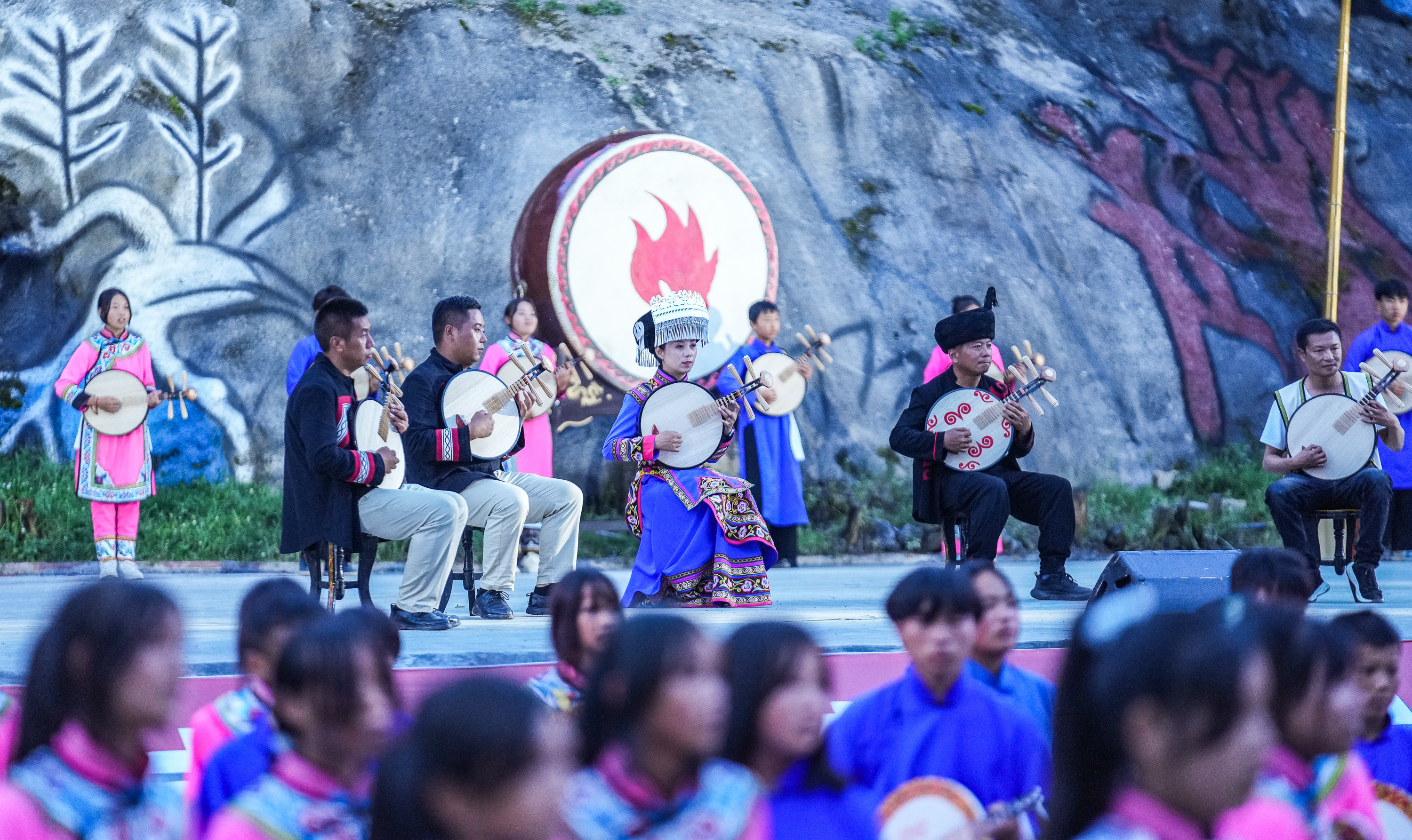 (社会)贵州威宁:彝族群众欢度火把节