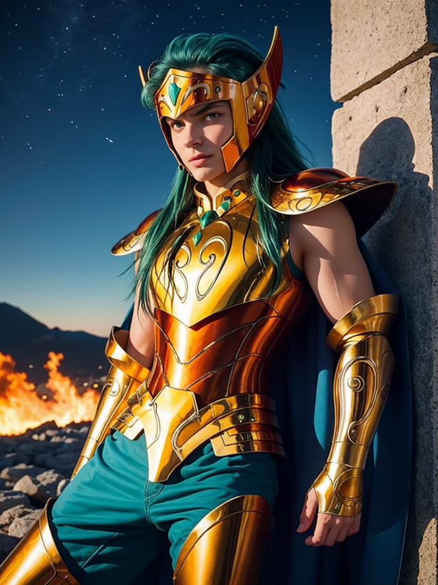 《圣斗士星矢》各种画风的卡妙 头像 壁纸