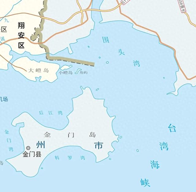 厦门第二大岛——大嶝岛,以前属于金门县,这里与金门岛隔海相望