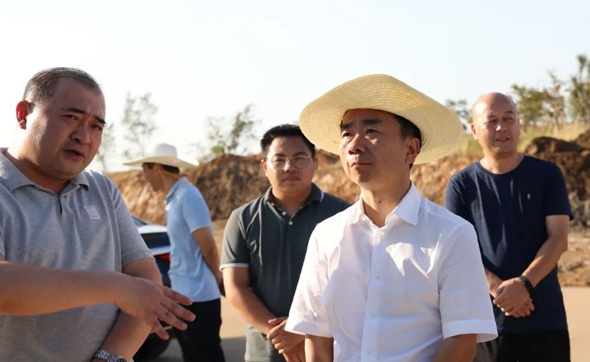 市领导熊晋喜来濂溪区调研国庆期间"重大项目不停工,重点企业不停产"