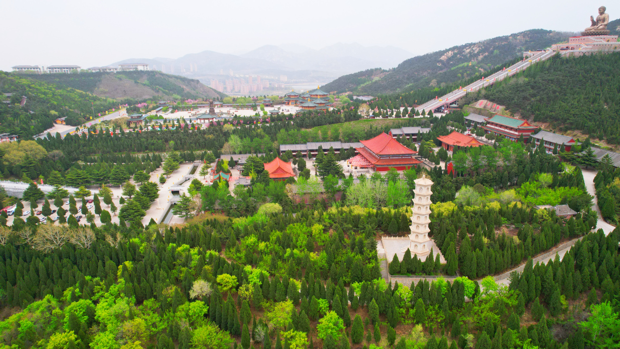 山东龙口旅行,走进南山旅游区,感受清幽静谧的禅意生活