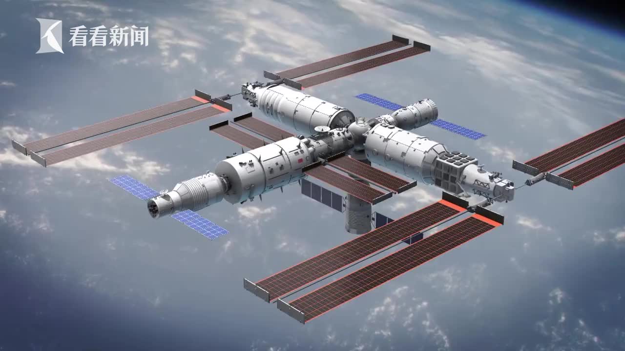 天宫空间站一期最大构型有多大?来看具体数据