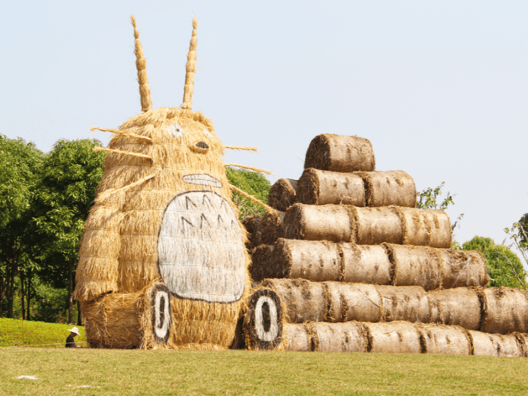 常德花海大地艺术季·巨型稻草人王国,五一假期迎客啦