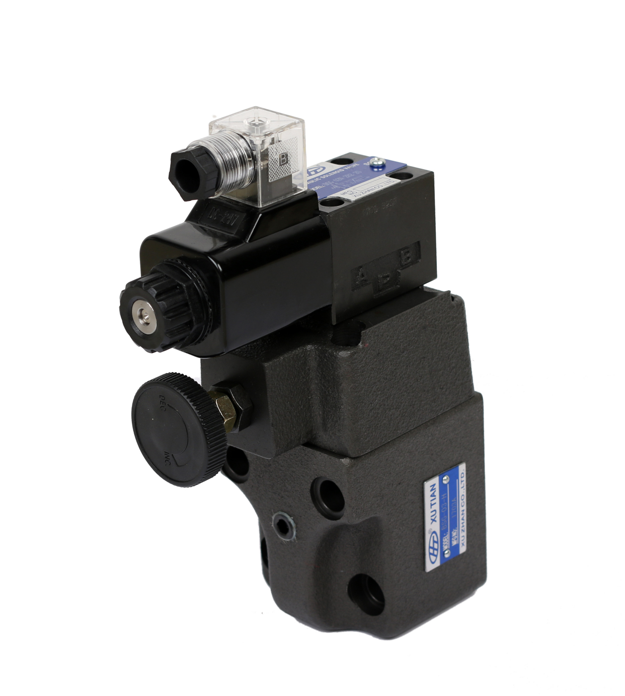 先导式溢流阀,电磁控制溢流阀