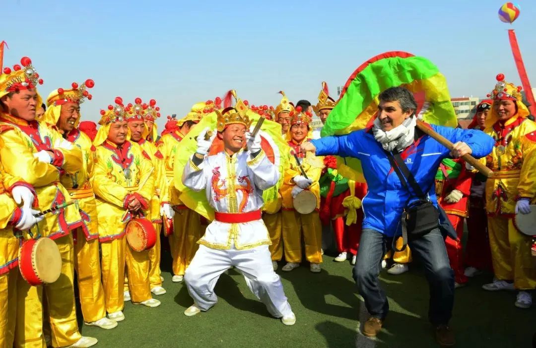这一站,济南!济南商河鼓子秧歌"亮相"美国纽约时代广场