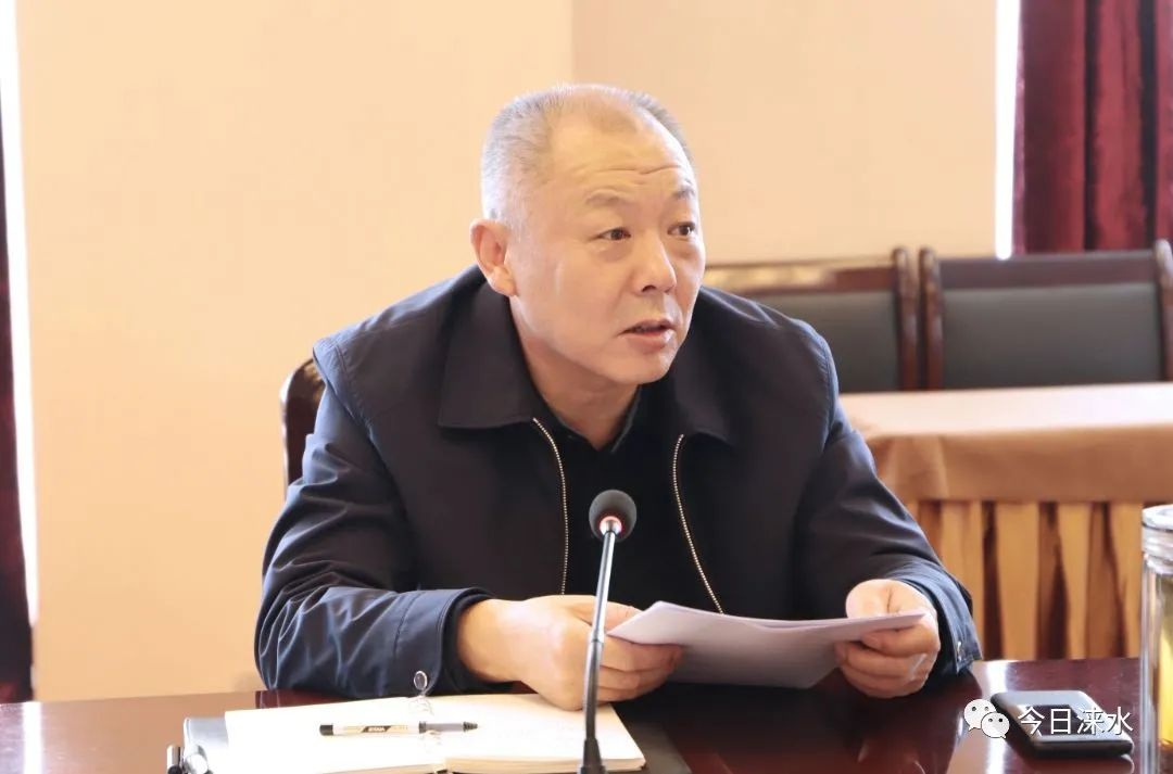 郑建军就当前重点工作到涞水县督导调研