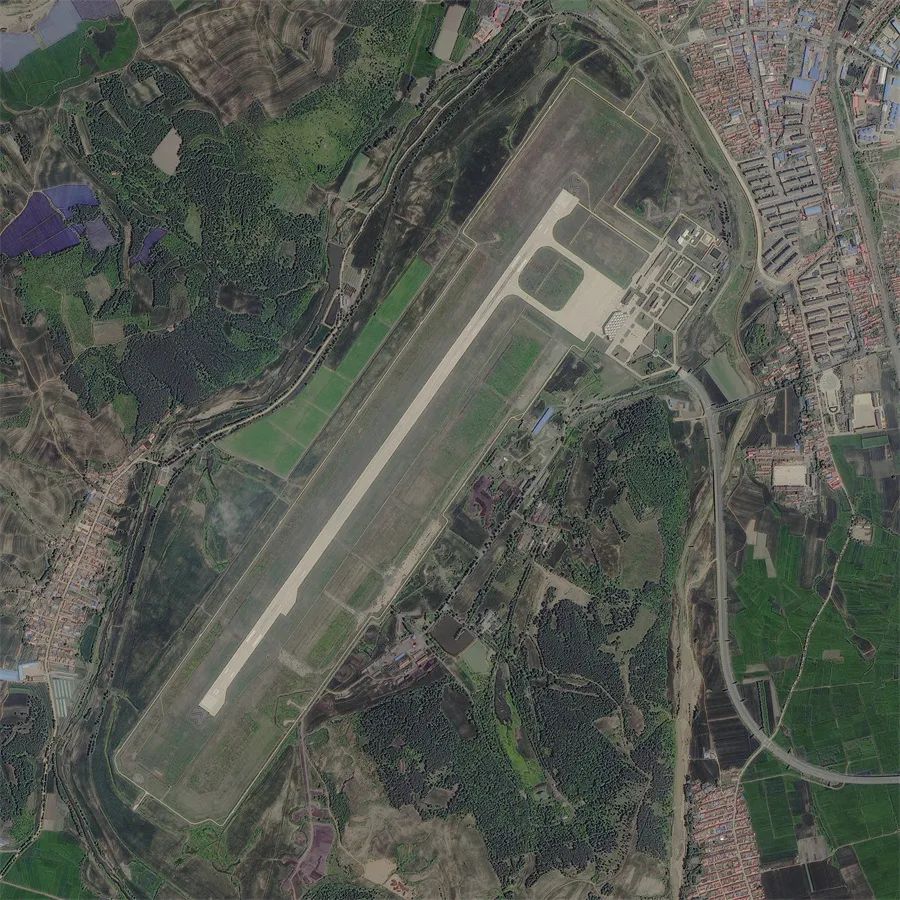 深情俯瞰:卫星眼中的通化三源浦机场