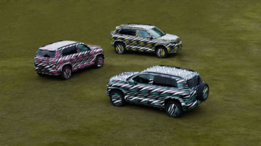 定位中型硬派SUV！方程豹豹3预告图公布：采用红蓝黄三种涂装