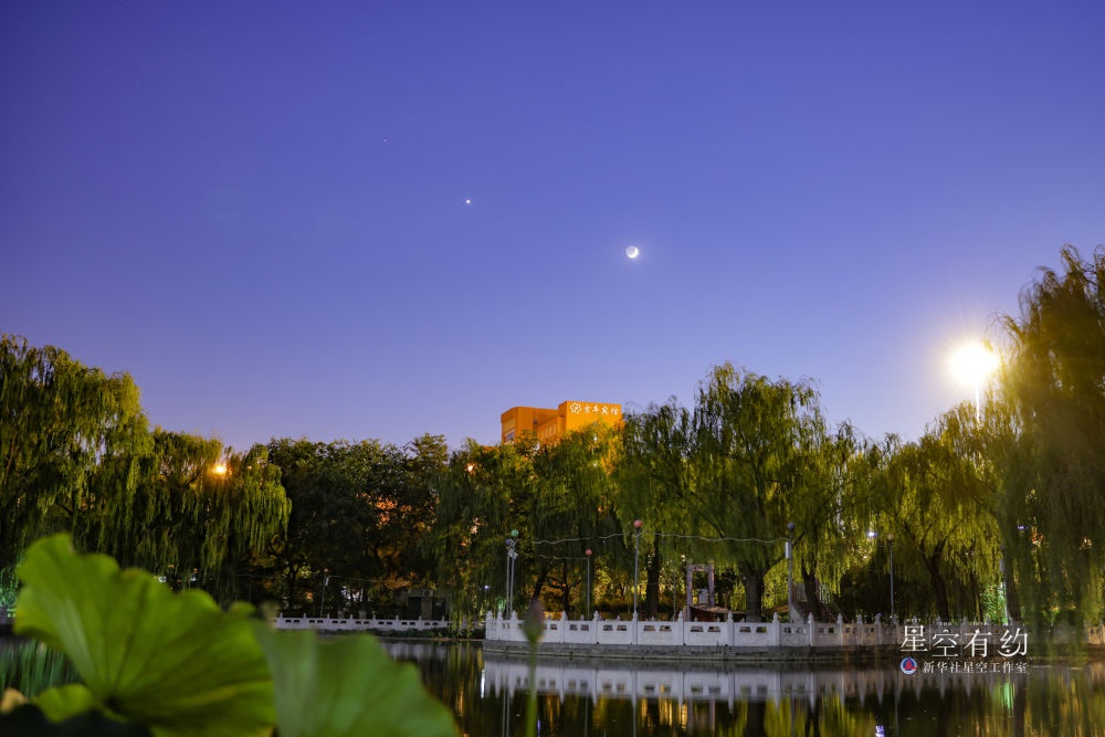 星空有约丨今年最后一次"长庚星合月"20日上演