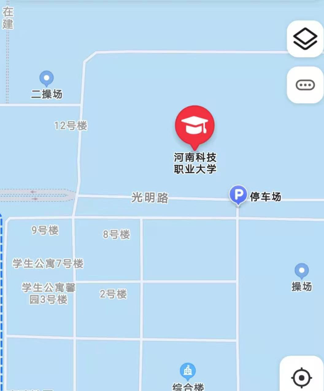 河南科技职业大学校园地图
