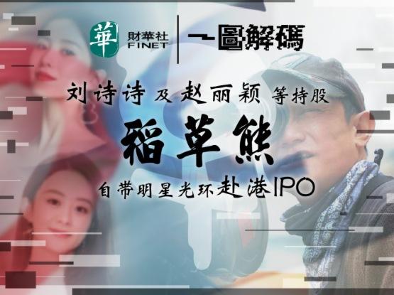 一图解码:刘诗诗及赵丽颖等持股 稻草熊自带明星光环赴港ipo