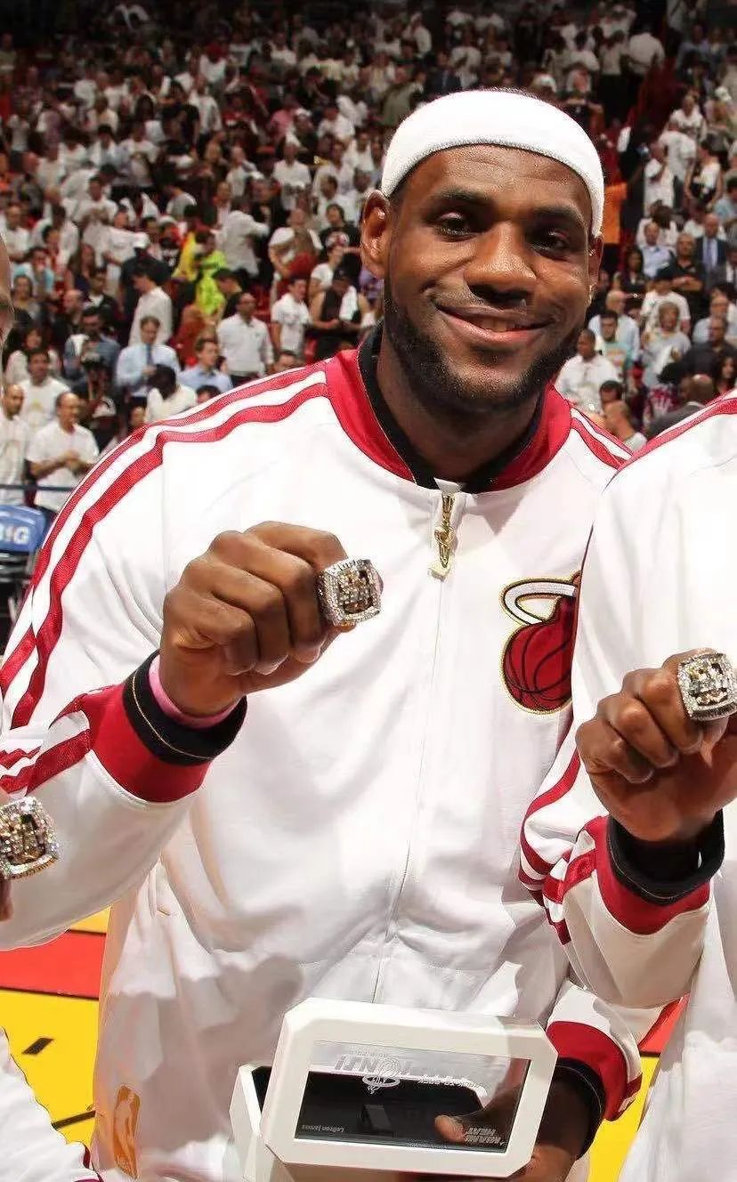 詹姆斯的四个冠军戒指,好图珍藏