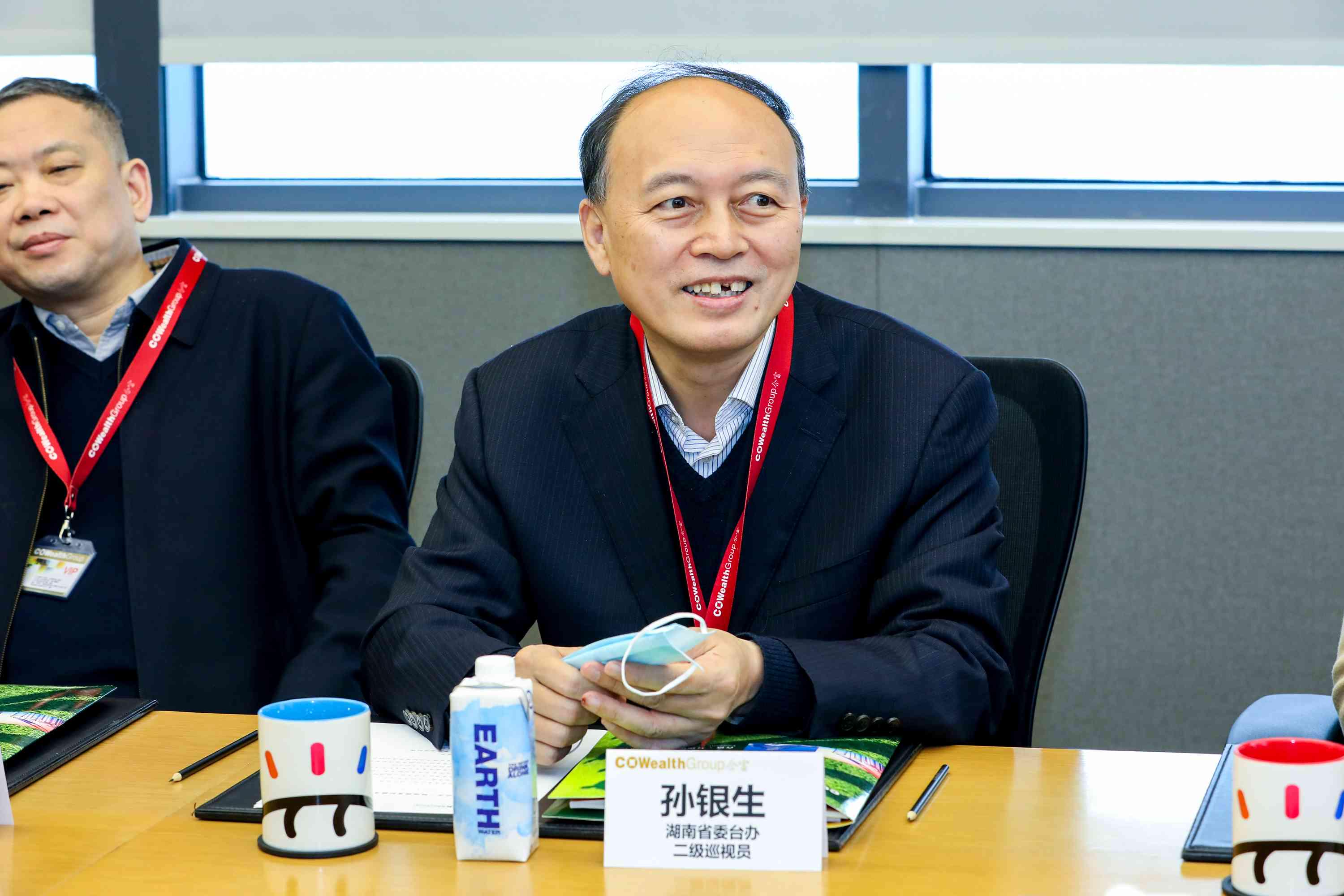 湘台一家亲共话合作情!湖南省委台办二级巡视员孙银生率团调研合富