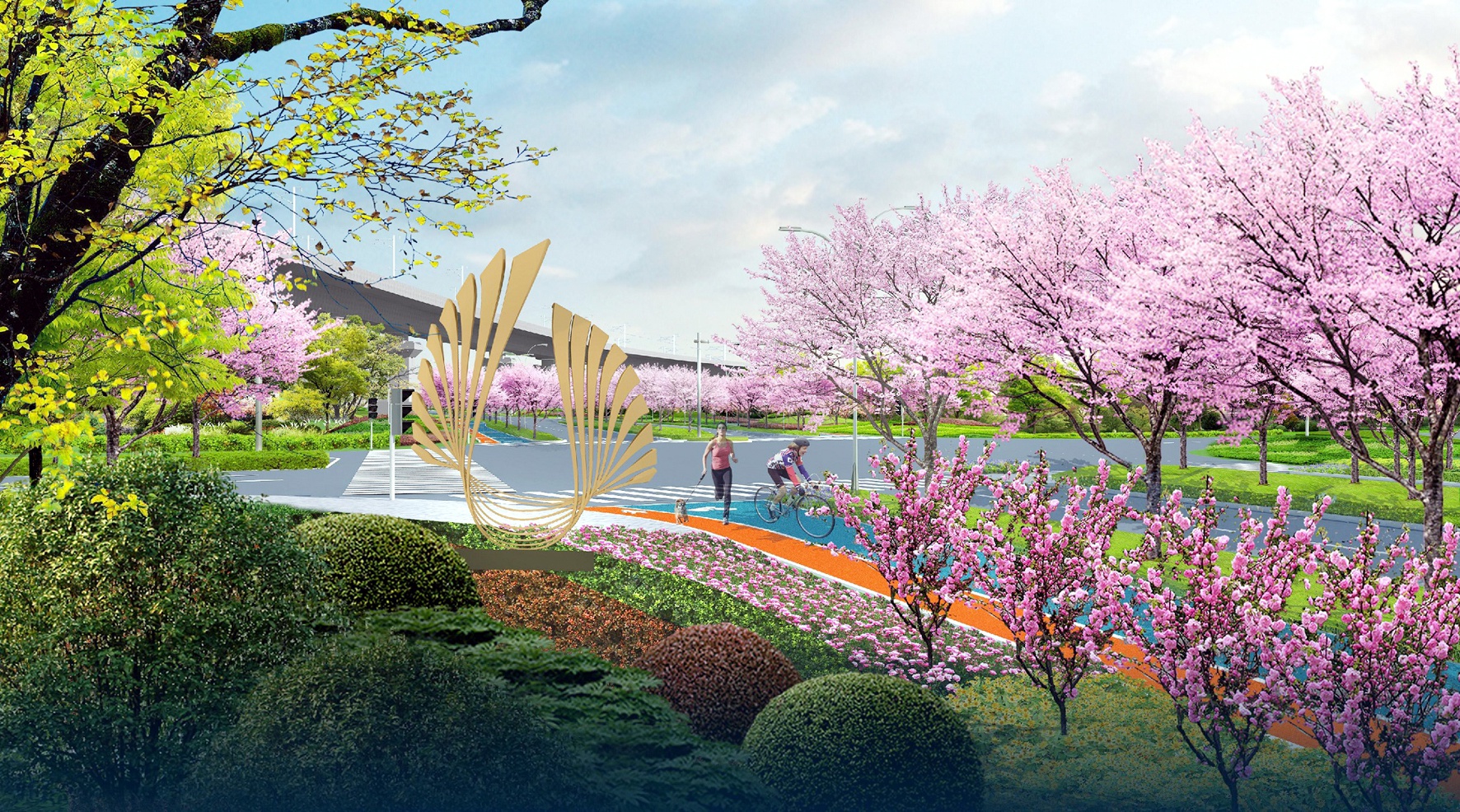 凤凰岛路绿化设计方案出炉 大运河畔将新添一条景观大道