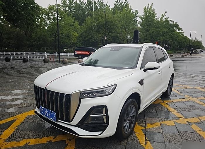 看看我白色的红旗hs5