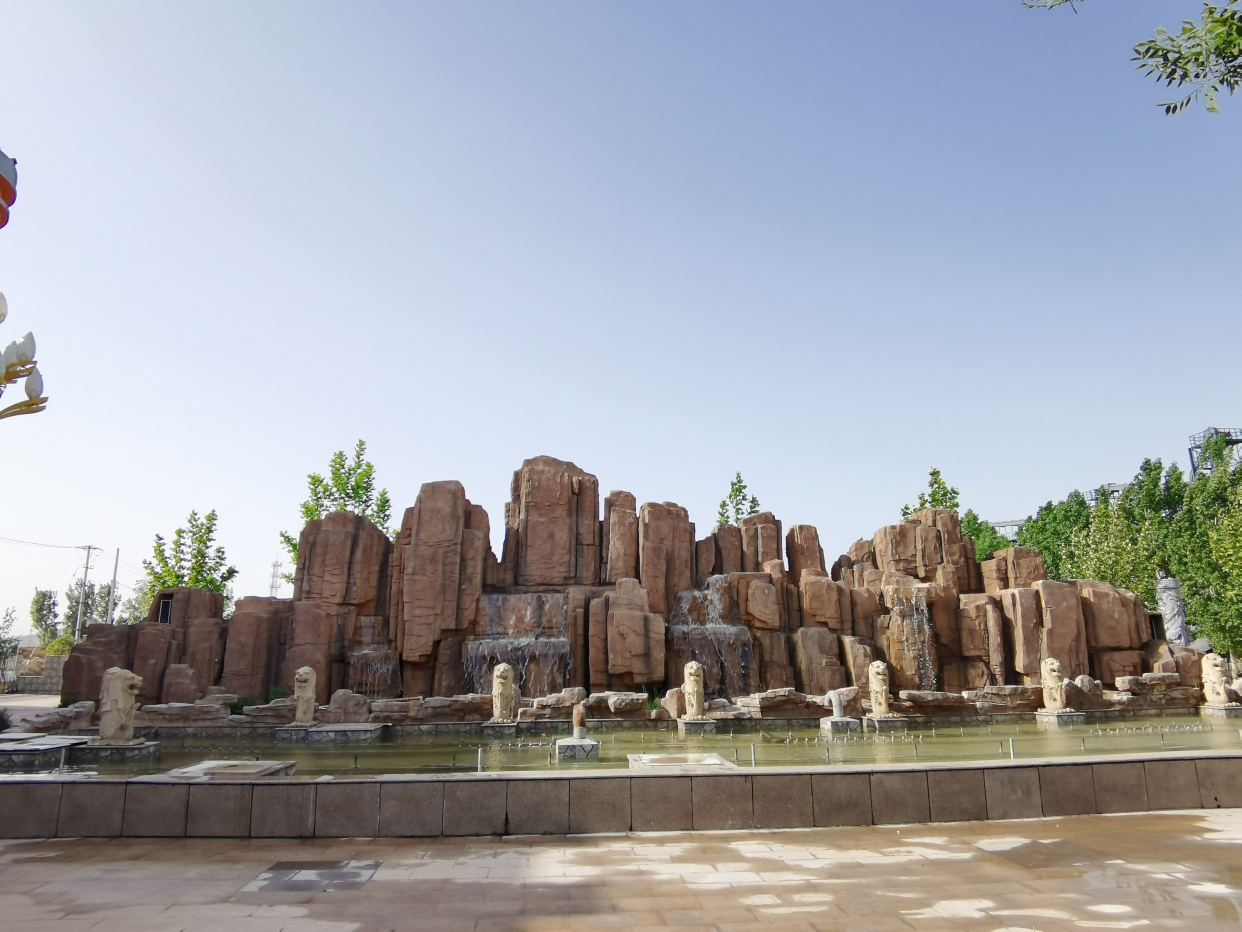 水泥塑山施工公园假山厂区假山水泥假山假山厂家水池假山