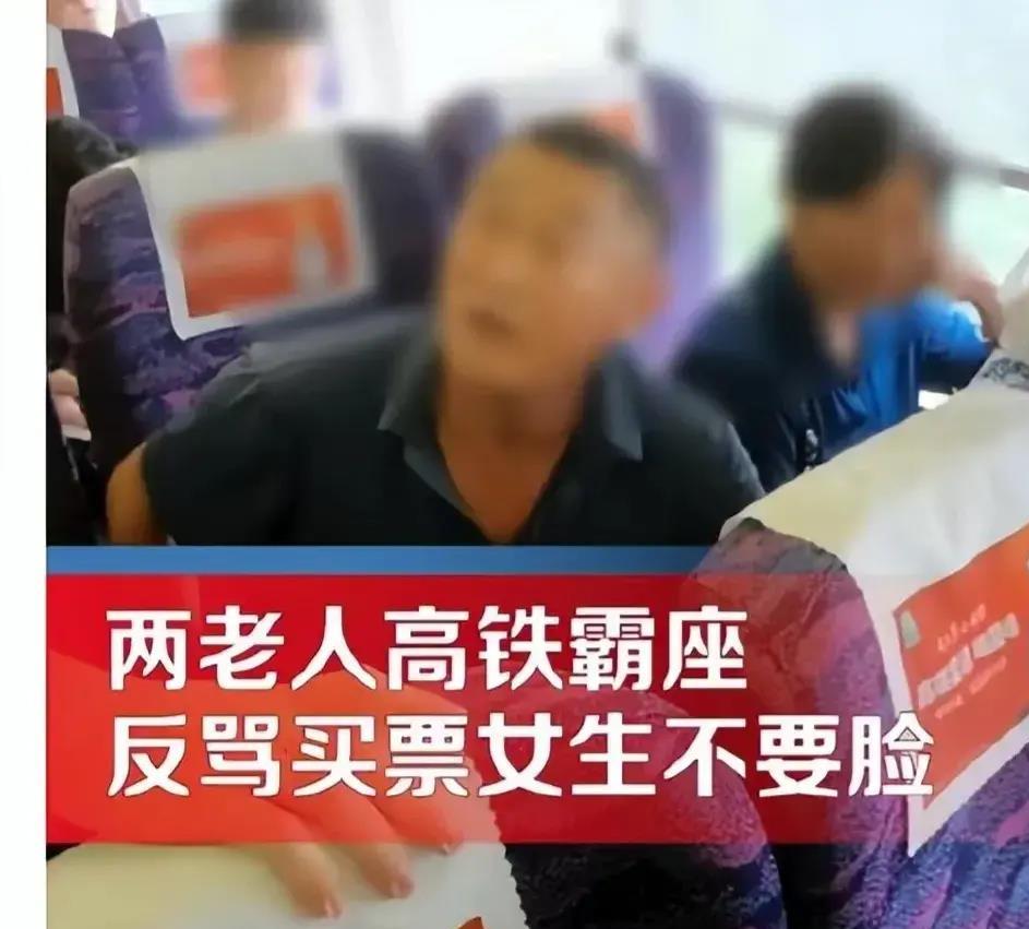 老人高铁霸座后续来了:老人儿子告女孩侵权,12306回复令人失望