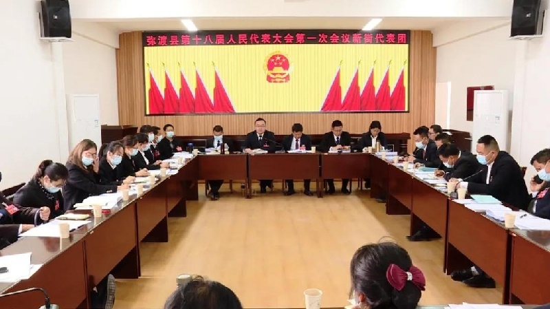 何尹全,欧阳学礼,袁学礼分别参加人代会,政协会分团分组审议