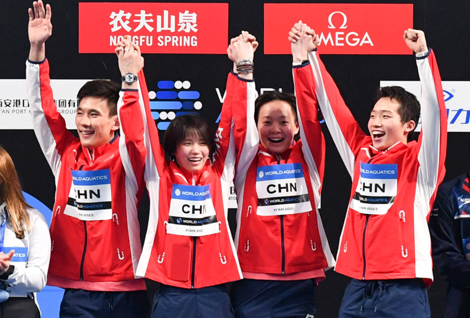 中国跳水队公布福冈世锦赛参赛名单 群星闪耀力争巴黎奥运资格