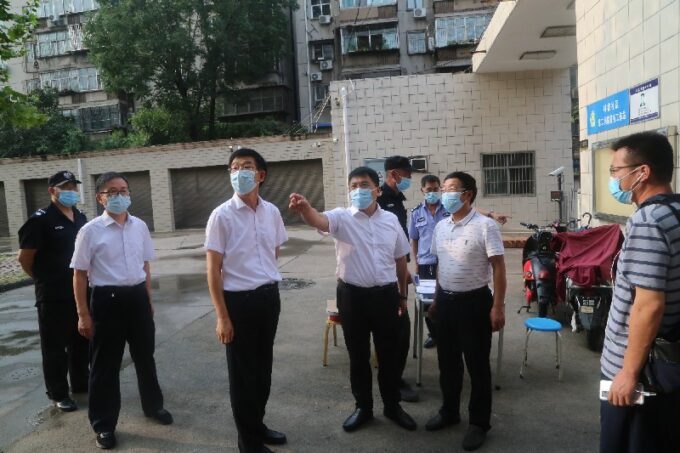 王新会,吕国范督导检查河南省科协疫情防控工作