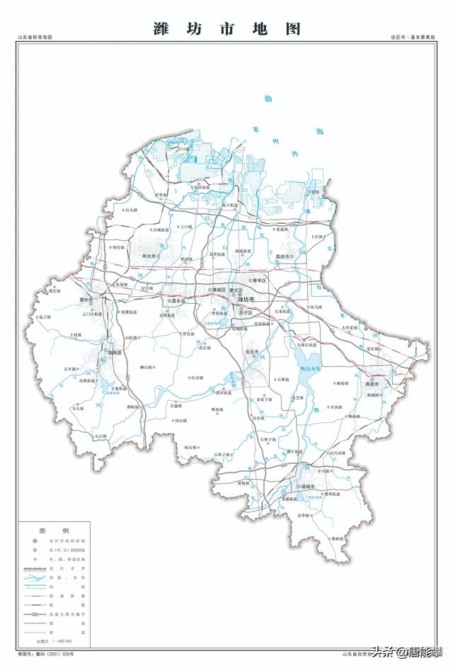 山东潍坊寿光,安丘,高密,昌邑4市32乡镇3年的变迁