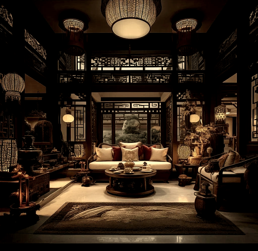 它不仅需要与整体设计风格保持一致,还要精心搭配,通过对比营造出深邃