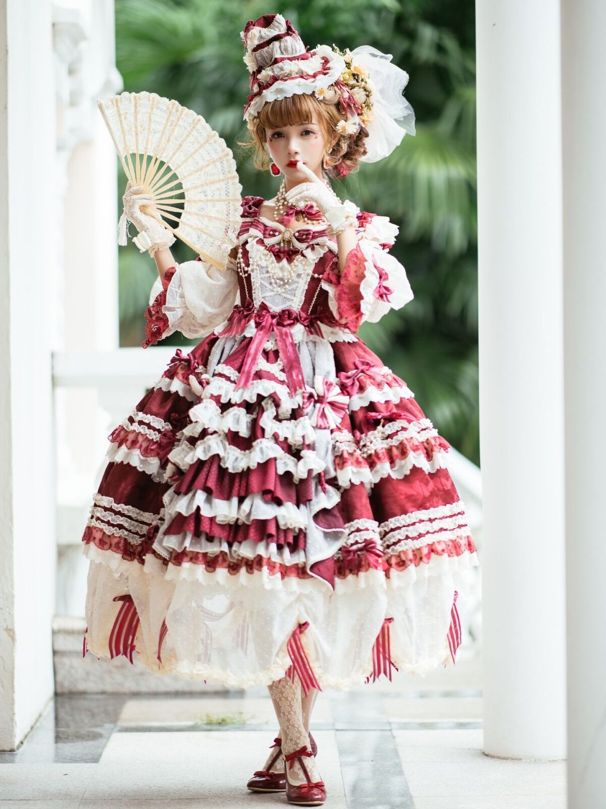 可以穿着结婚的洛丽塔"蛋糕裙",优雅感十足,太让人心动