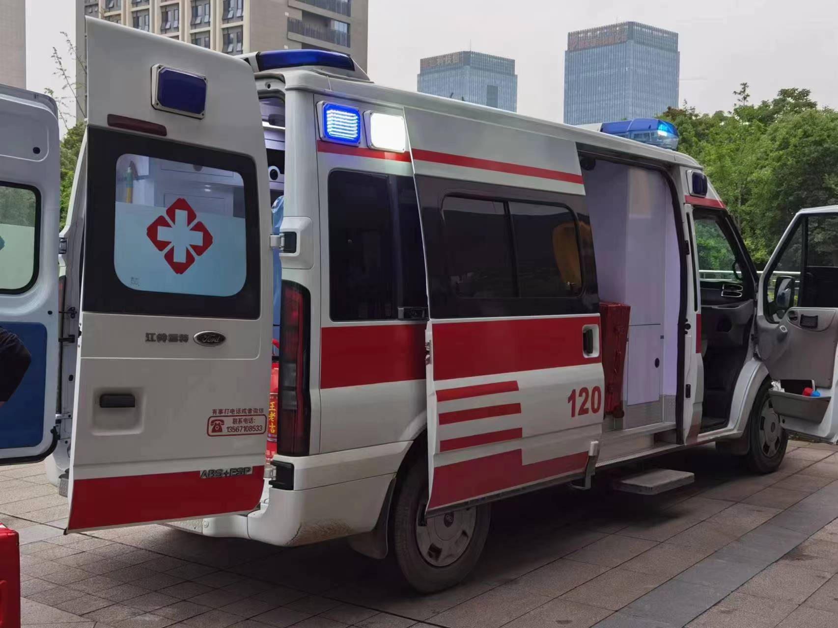 杭州周边120救护车预约杭州跨省救护车预约18767108035