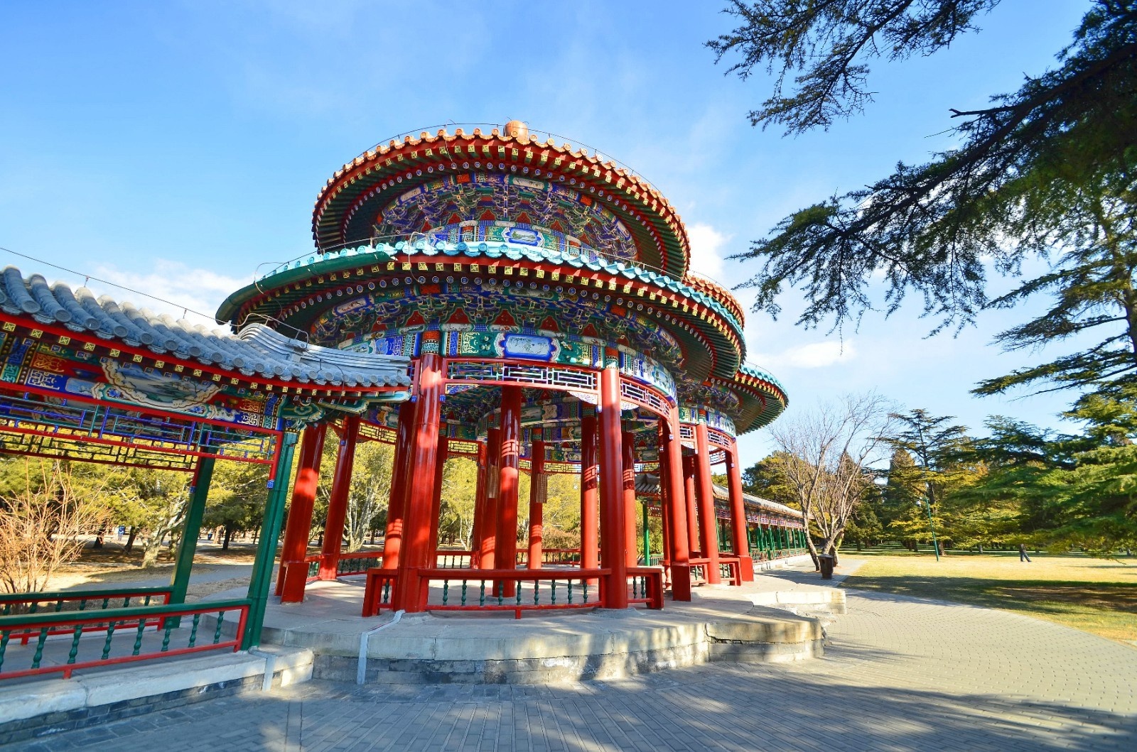 被天坛里的万寿双环亭震撼到了!