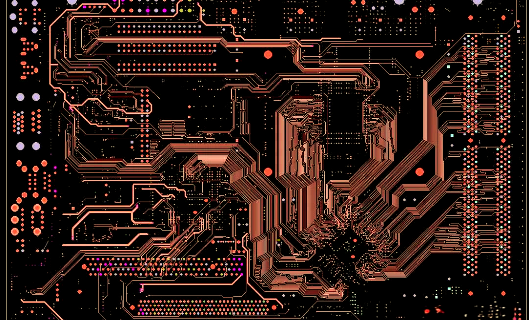 多层板pcb设计美图欣赏,电脑主板设计技巧学习!