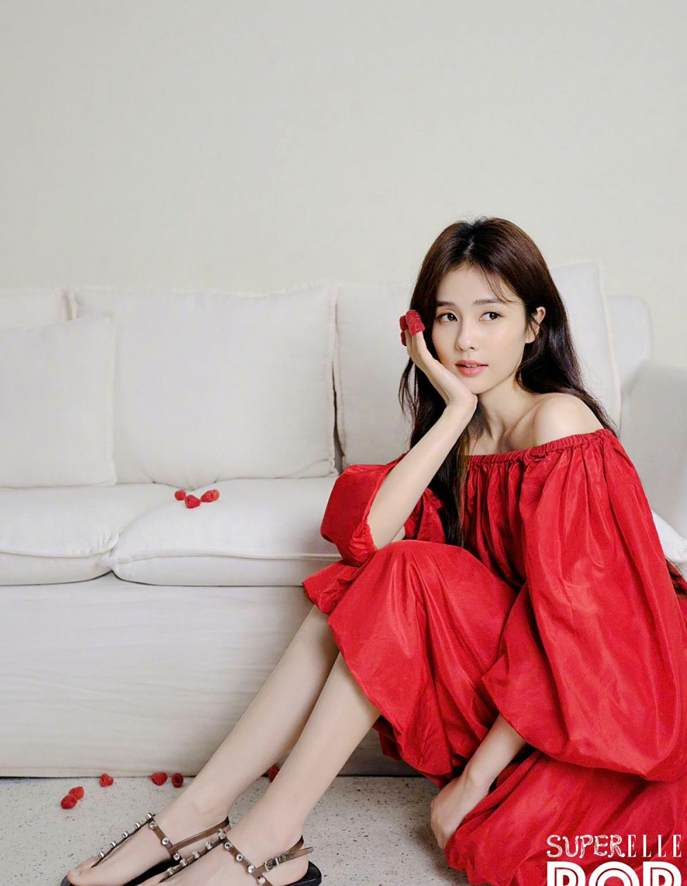 美丽的jioya白鹿高跟人字拖凉鞋【我爱你】