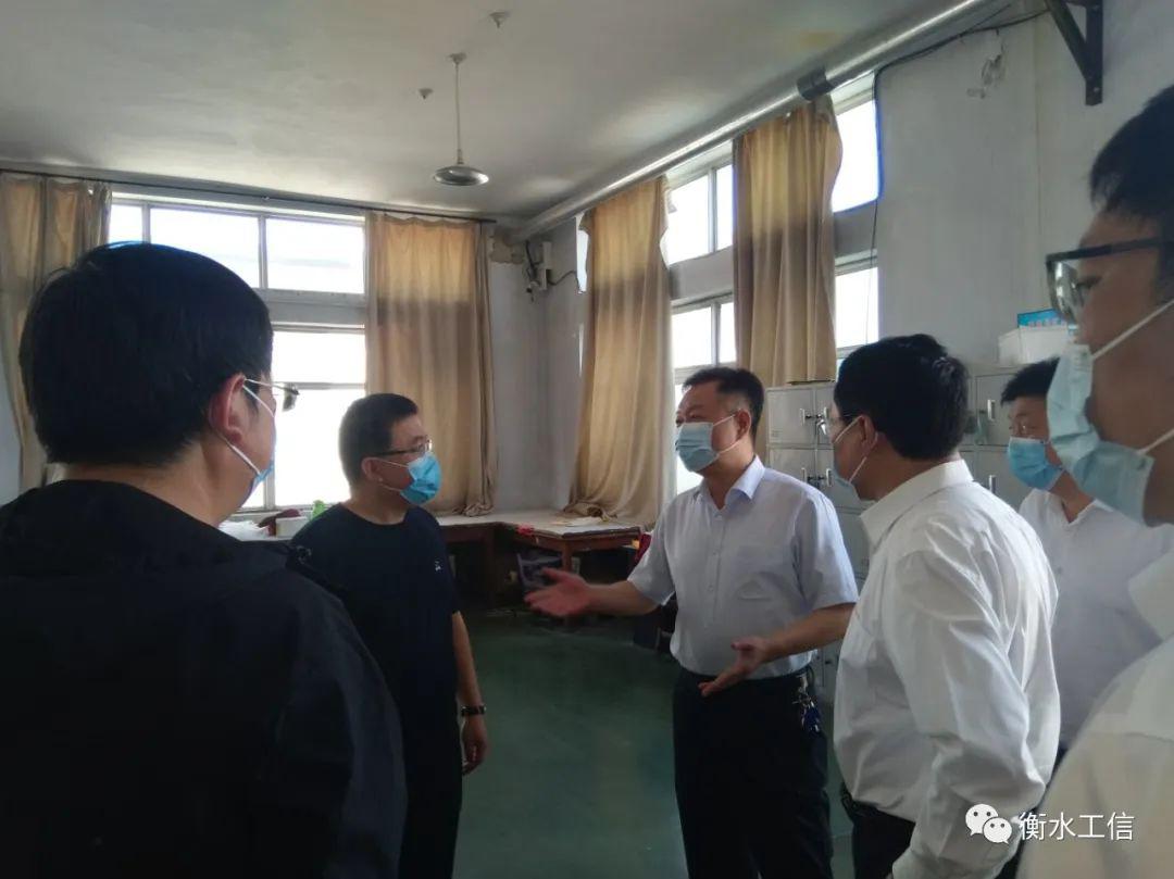 市工信局局长尹为民深入枣强县调研指导工业企业疫情防控和复工复产