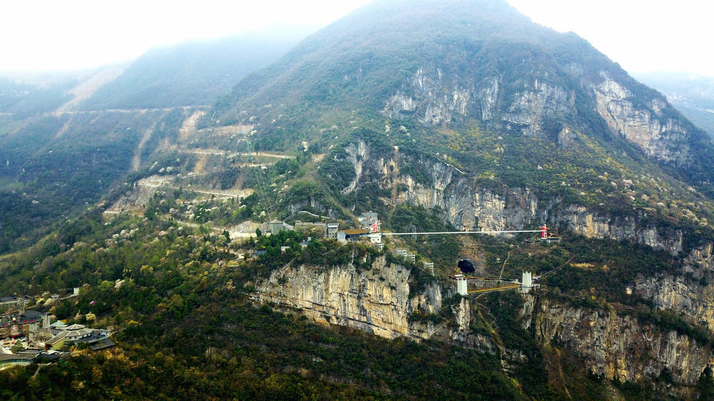 绵阳九皇山景区全景图图片