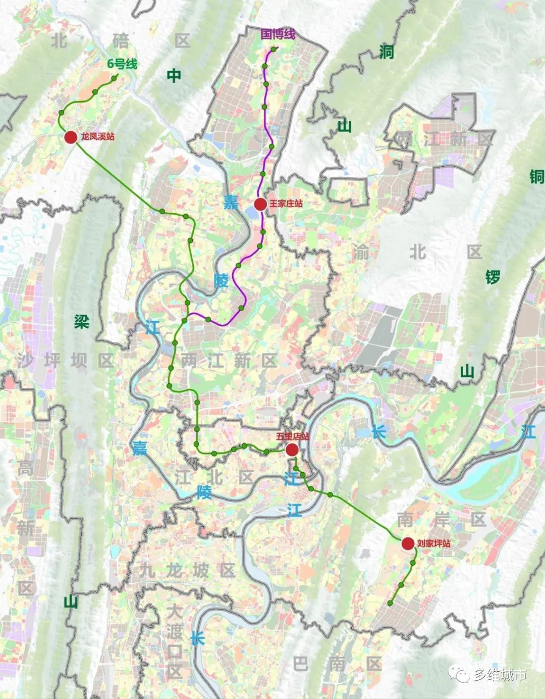 重庆轻轨六号线路图图片