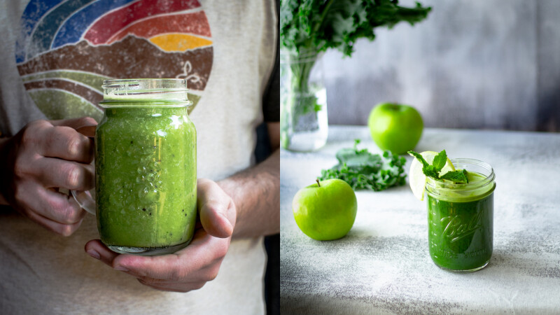 健康瘦身饮品绿拿铁smoothie bowl自己做!