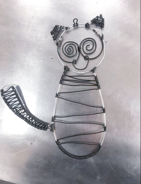 「金工展示」校园环境中的金属丝艺术创作